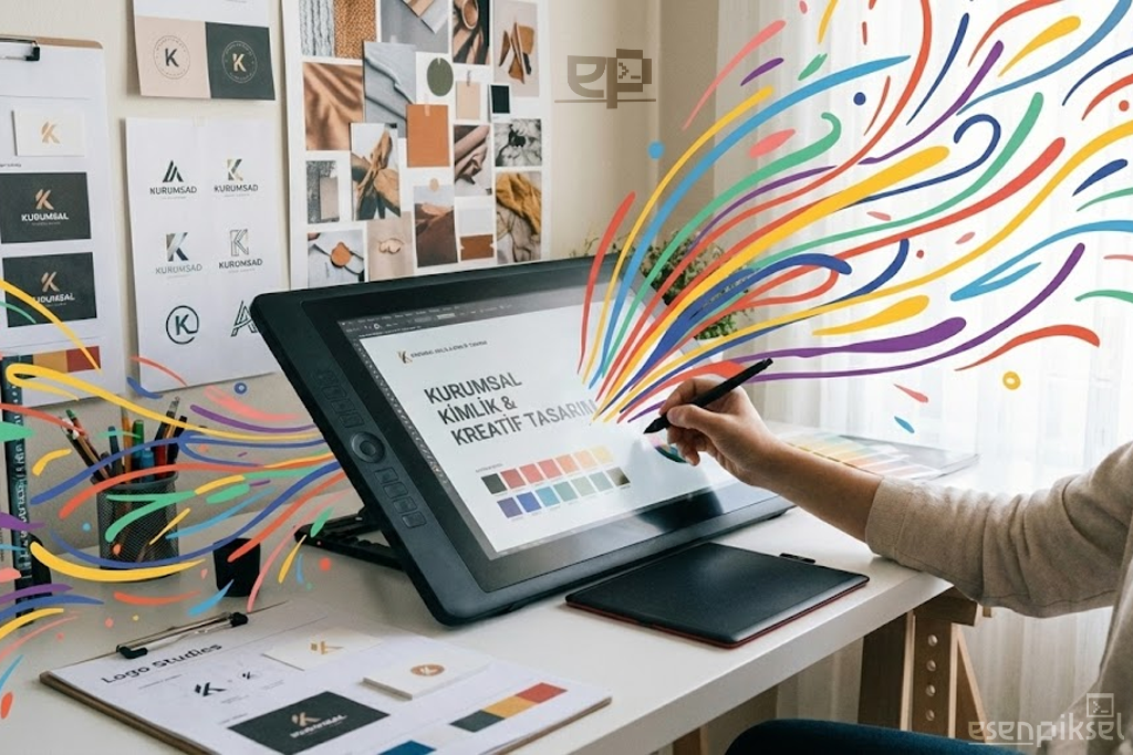 EsenPiksel Kurumsal Kimlik Tasarımı